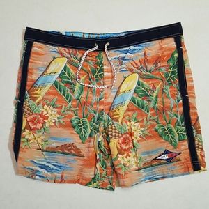 Vintage Tommy Hilfiger Surfing Hawaii Swim Trunks